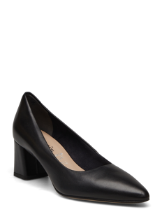 Tamaris Women Court Sho - Klassiske pumps - BLACK LEATHER / black