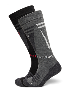 Tenson Core ski sock 2pr - Sokker - 999 / grey