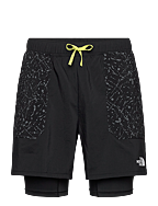 M SUNRISER 2IN1 SHORT 6IN - TNF BLACK/TNF BLACK TRA