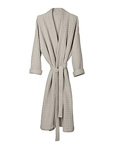 The Organic Company Big Waffle Bathrobe - Tekstiler - 202 STONE / grey