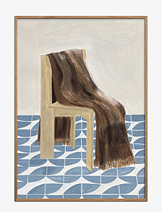 The Poster Club TPC x Isabelle Vandeplassche - Chair with Blanket - Plakater - MULTI / multi