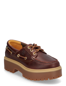 Timberland BOAT SHOE - Mokasiner med hæl - ROOTBEER / brown