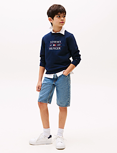 Tommy Hilfiger TOMMY FLAG HILFIGER SWEATSHIRT - Klær - DARK NIGHT NAVY / navy