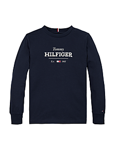 Tommy Hilfiger MONOTYPE 1985 REG TEE LS - Klær - DARK NIGHT NAVY / navy