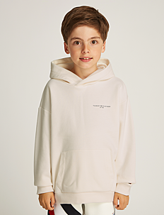 Tommy Hilfiger MINI CORP HOODIE - Klær - ANCIENT WHITE / cream