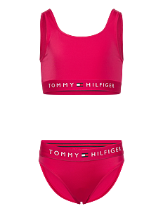 Tommy Hilfiger BRALETTE SET - Klær - VIVACIOUS PINK / pink/rose