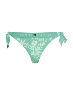 Tommy Hilfiger CHEEKY SIDE TIE BIKINI PRINT - Bikinier - FLORAL TROPIC AOP FORT GREEN / green