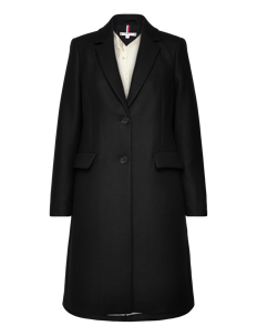 Tommy Hilfiger WOOL BLEND CLASSIC COAT - Kåper - BLACK / black