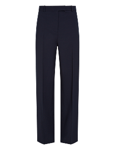 Tommy Hilfiger COOL WOOL RELAXED STRAIGHT PANT - Rette bukser - DARK NIGHT NAVY / navy