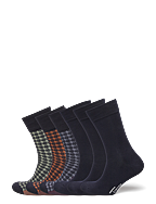 SOCKS 6-P, BAMBOO, NAVY 115A244145 6 PC/PACK - BLUE