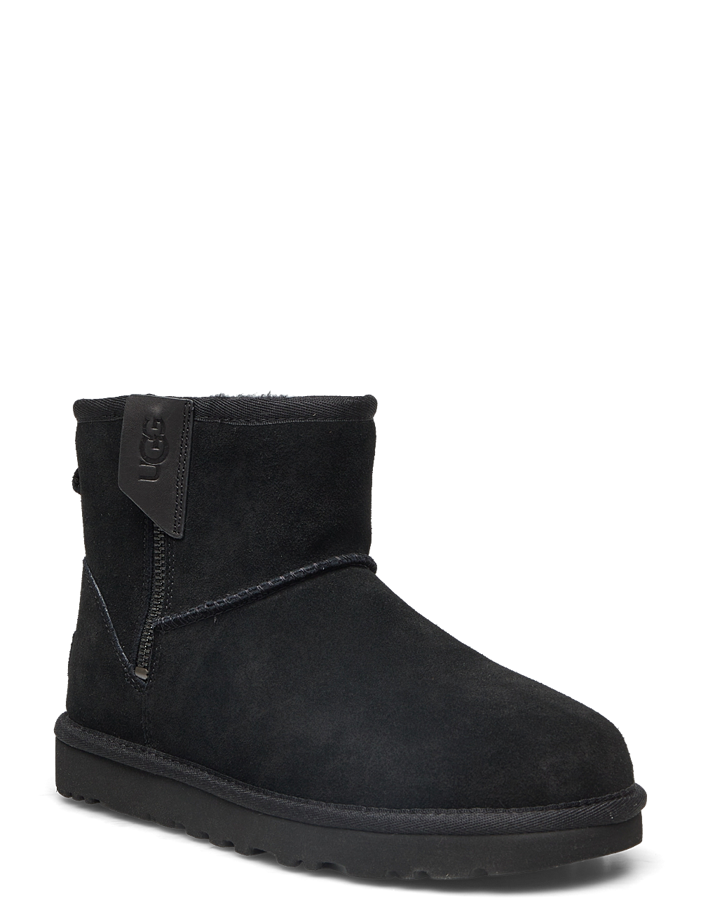 UGG - W Classic Mini Bailey Zip - teddy boots - black - 0