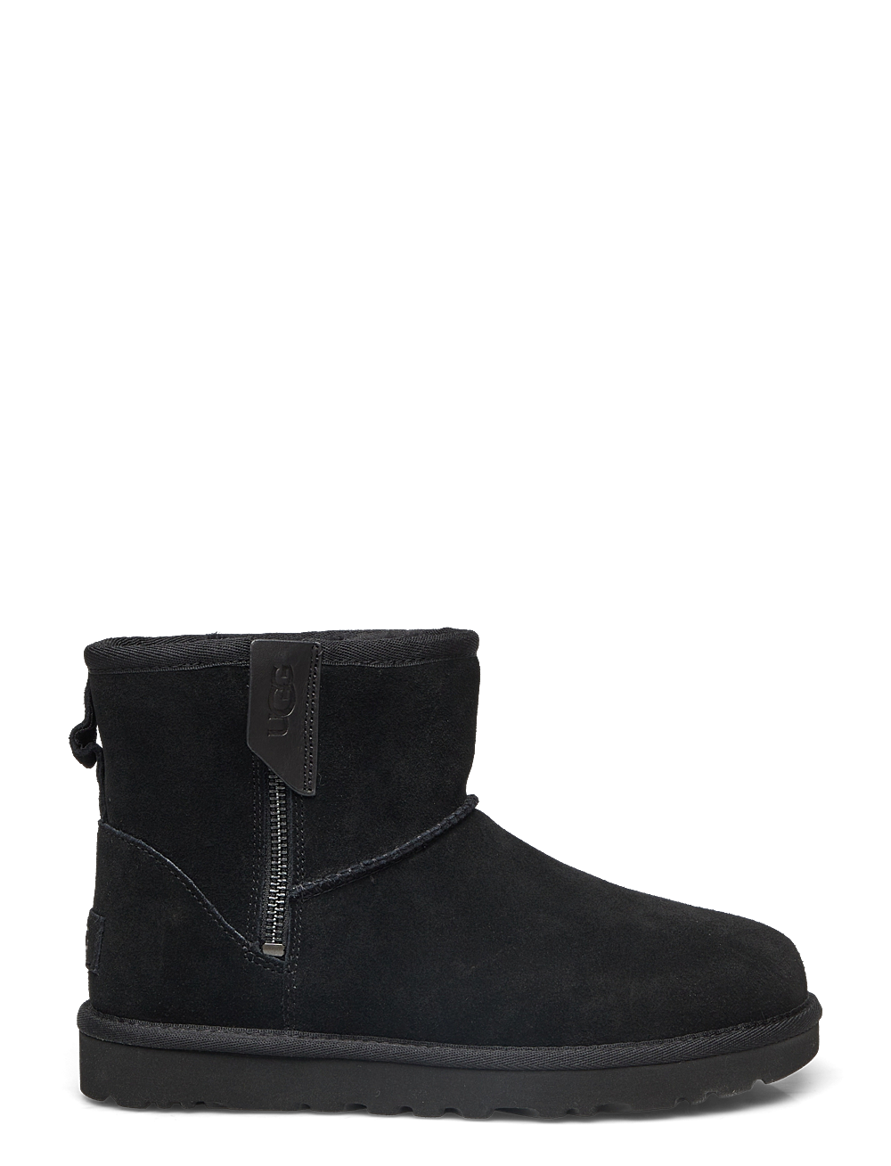 UGG - W Classic Mini Bailey Zip - teddy boots - black - 1