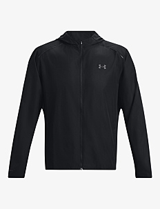 Under Armour UA Launch Hooded Jacket - Klær - BLACK / black