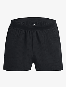 Under Armour UA LAUNCH SPLIT PERF SHORT - Løpeshorts - BLACK / black