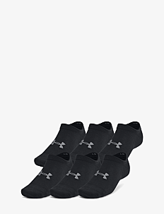 Under Armour UA Essential No Show 6pk - Klær - BLACK / black