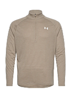 UA Tech Textured 1/2 Zip - CITY KHAKI