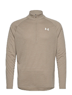 Under Armour UA Tech Textured 1/2 Zip - Klær - CITY KHAKI / beige