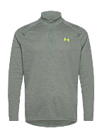 UA Tech Textured 1/2 Zip - SILICA GREEN