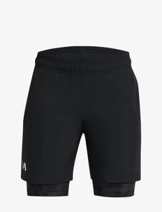 Under Armour UA Woven 2in1 Shorts - Shorts - BLACK / black