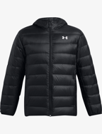 LEGEND DOWN HOODED JACKET - BLACK