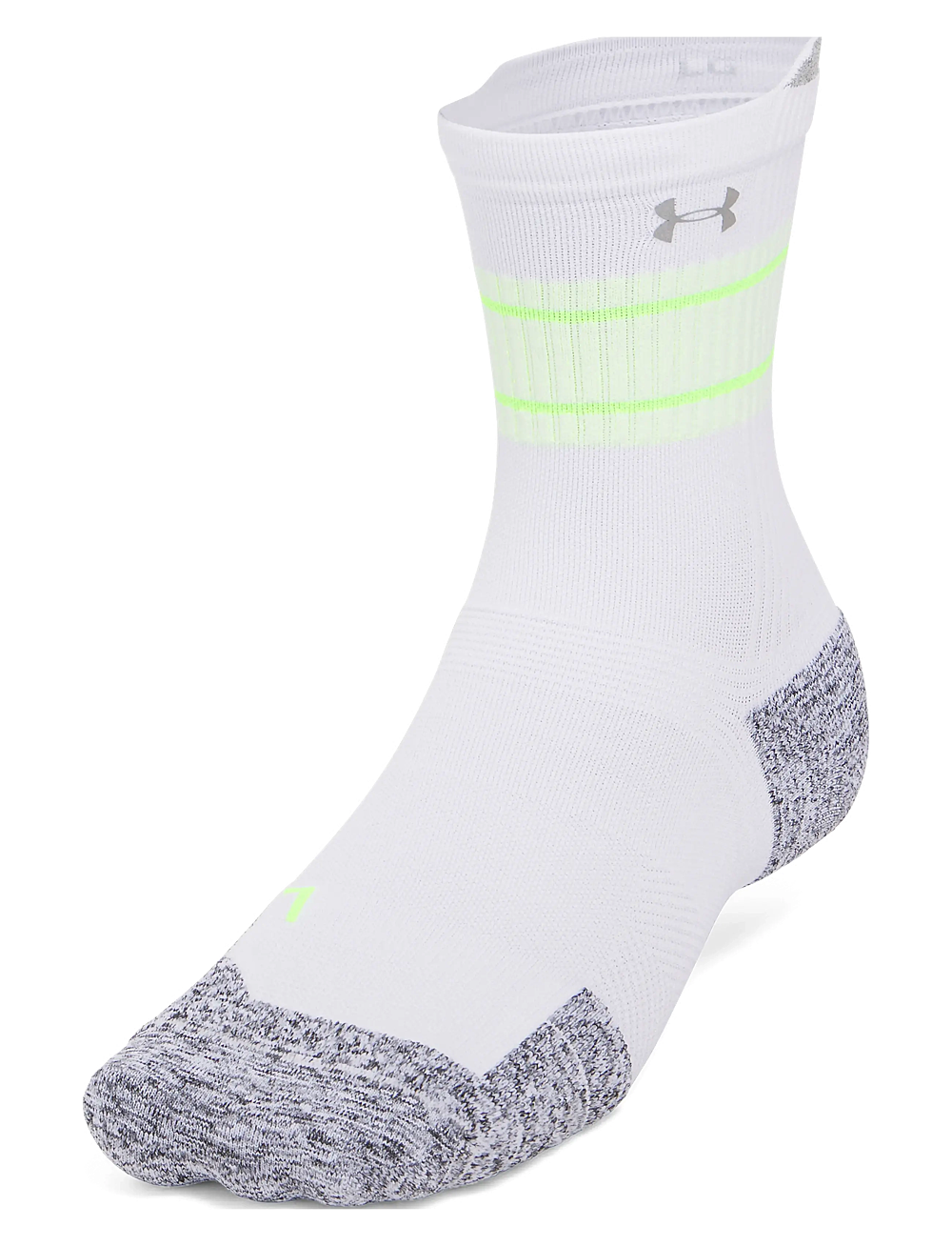 Under Armour - UA AD Run Cushion 3pk Crew - treningssokker - white - 2