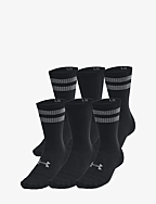 UA Essential 6pk Crew - BLACK