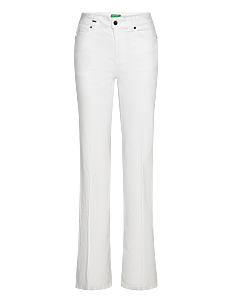 United Colors of Benetton TROUSERS - Rette bukser - OPTICAL WHITE / white