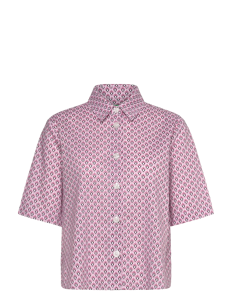 United Colors of Benetton SHIRT - Kortermede skjorter - MULTICOLOR / pink/rose