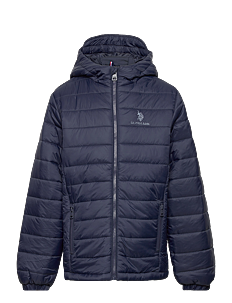 U.S. Polo Assn. USPA Hooded Quilted Jacket - U.S. Polo Assn. - NAVY BLAZER / blue