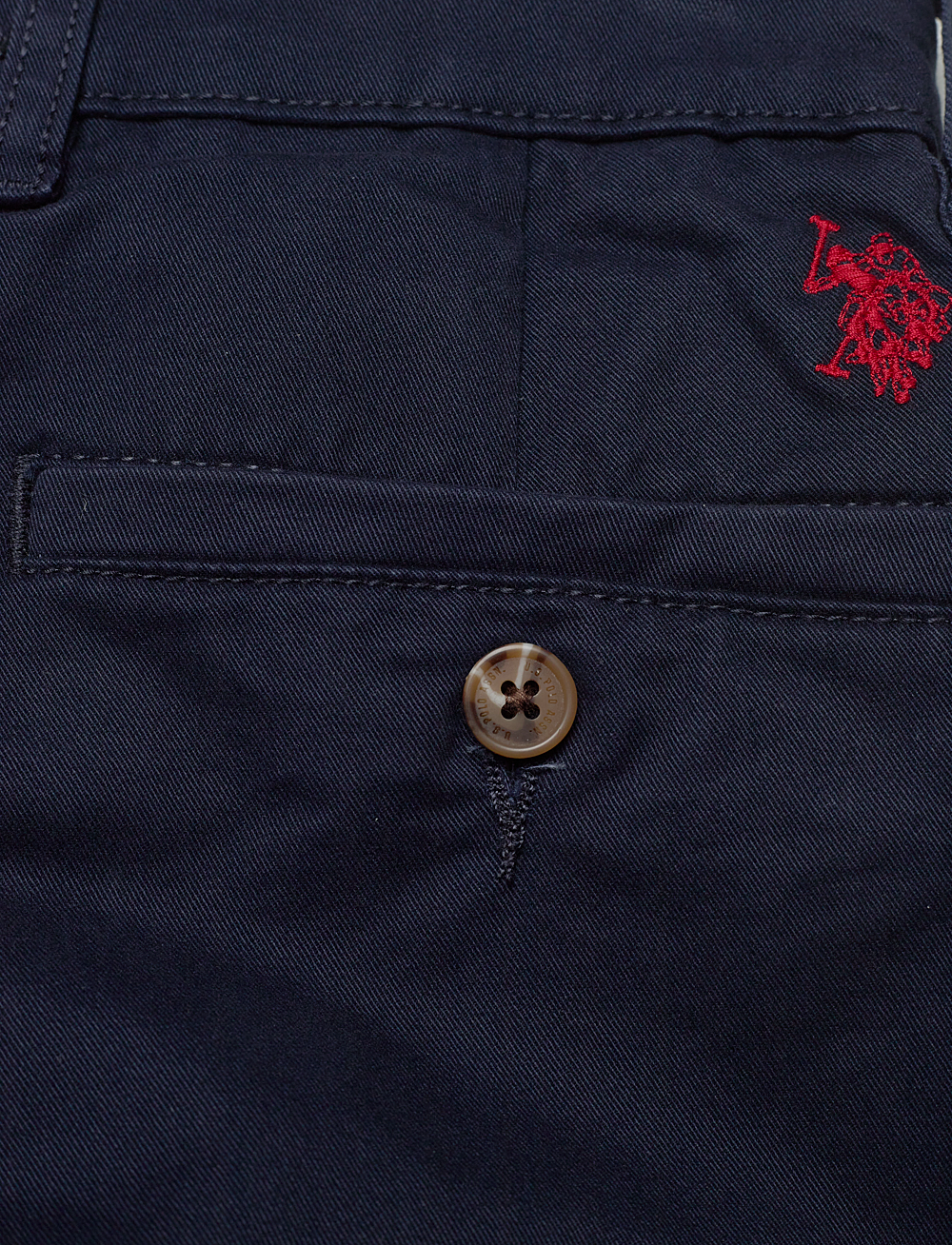 U.S. Polo Assn. - USPA Classic Chino - chinos - dark sapphire navy / haute red dhm - 4