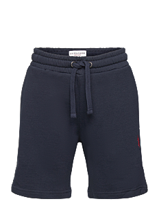 U.S. Polo Assn. DHM LB Sweat Short - U.S. Polo Assn. - DARK SAPPHIRE NAVY / HAUTE RED DHM / navy