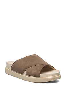 VAGABOND ERIN - Flate sandaler - BROWN / beige