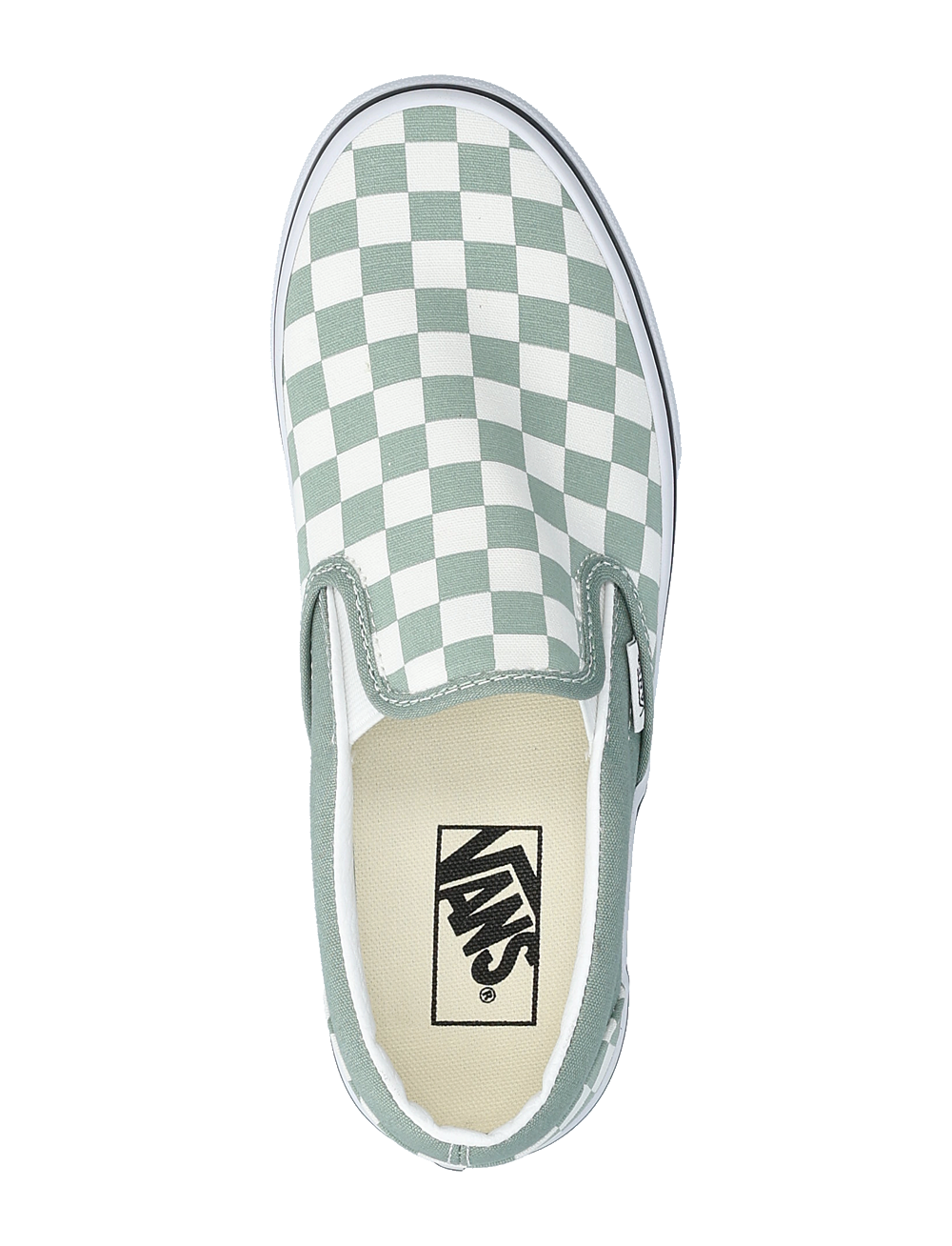 VANS - Classic Slip-On - lav ankel - color theory checkerboard iceberg green - 3