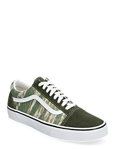 VANS Old Skool - Sneakers - WOODLAND WASH OLIVE / green