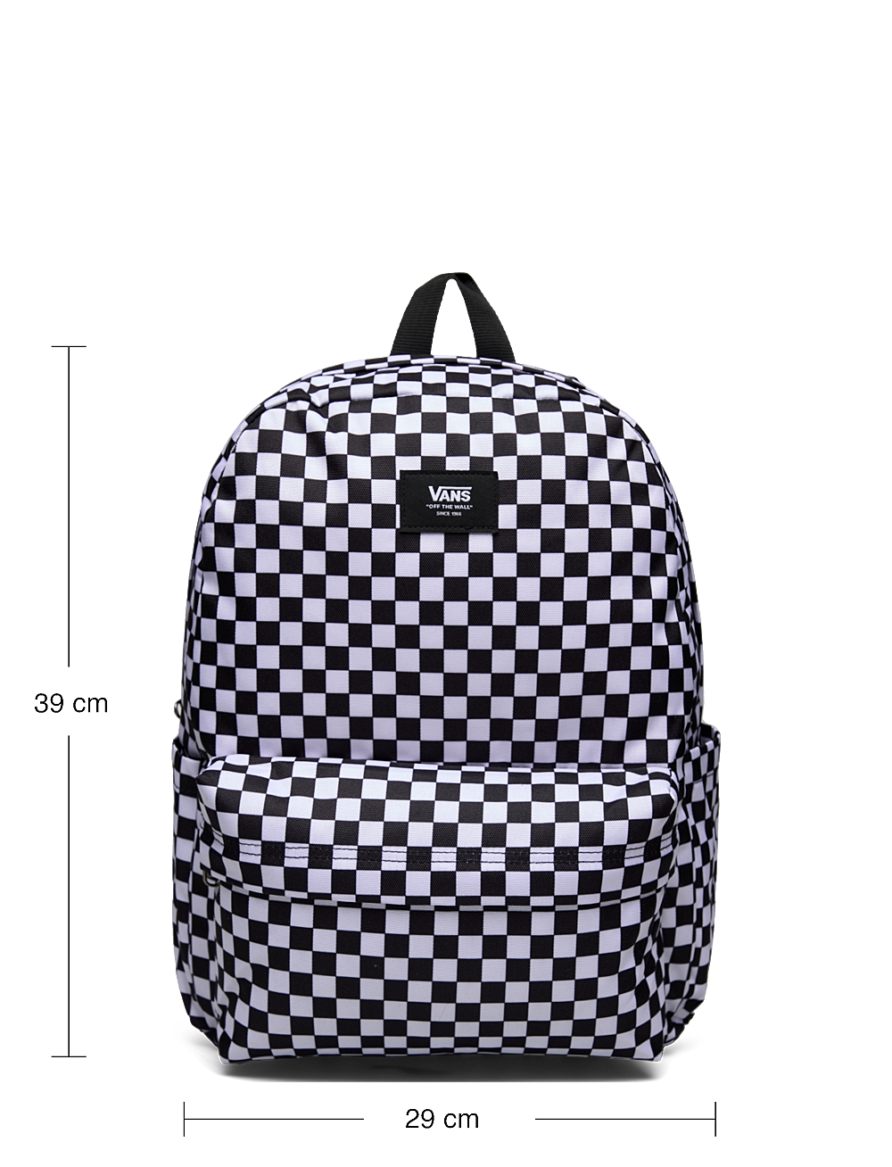 VANS - Old Skool Check Backpack - sportsbagger - black/white - 5