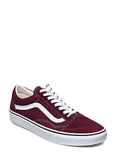 VANS UA Old Skool - Sneakers - PORT ROYALE/TRUE WHITE / red