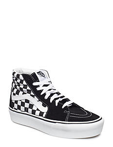 VANS UA SK8-Hi Platform 2.0 - Sneakers - CHECKERBOARD/TRUE WHITE / white