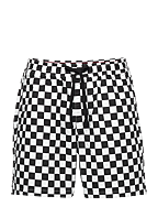 MN RANGE RELAXED ELASTIC SHORT - CHECKERBOARD