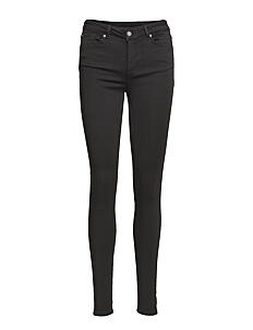 Vero Moda VMLUX NW SUPER S JEANS BA037 GA NOOS - Skinny Jeans - BLACK / black