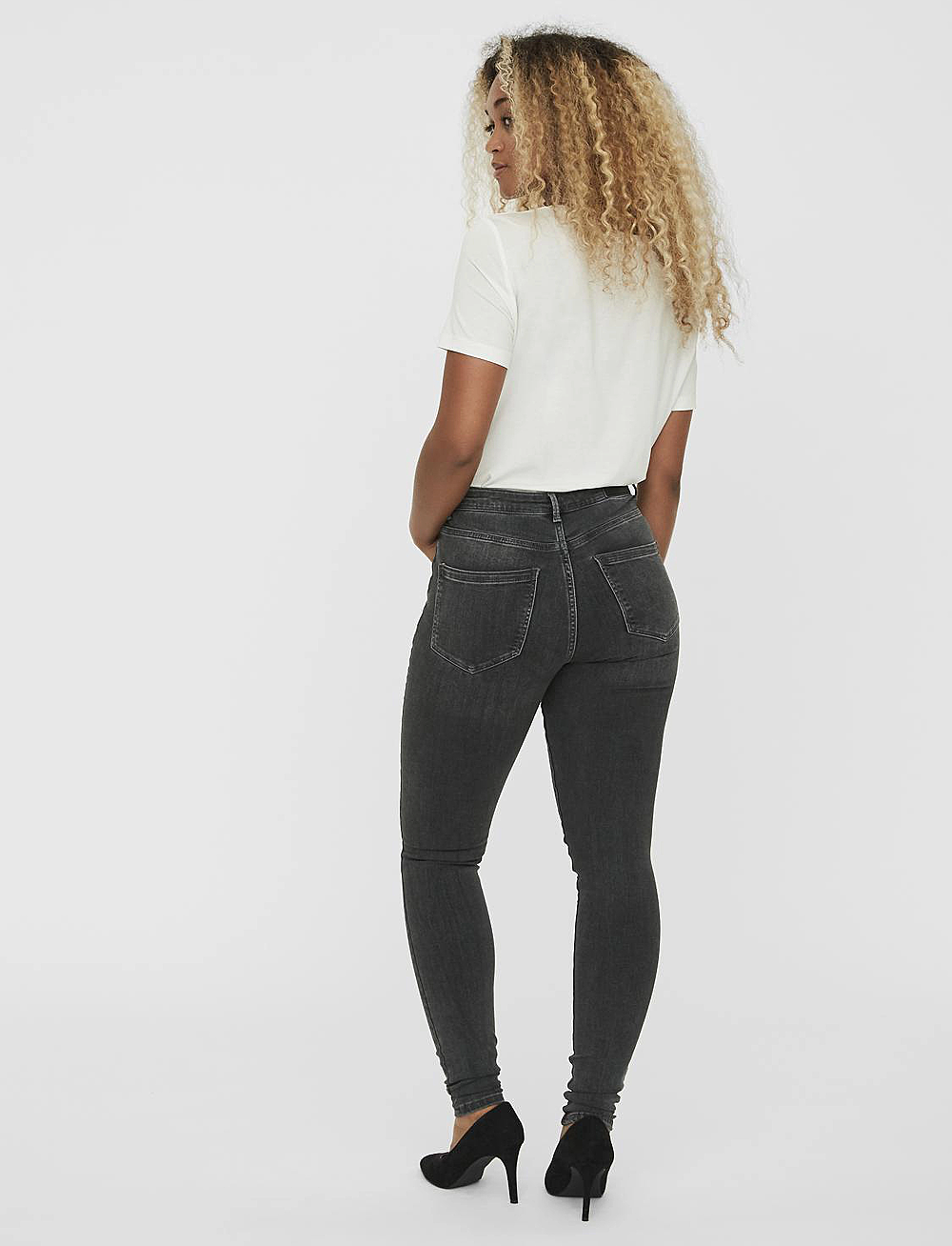 Vero Moda - VMSOPHIA HR SKINNY JEANS AM203 NOOS - skinny jeans - dark grey denim - 3