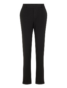 Vero Moda VMMAYA MW LOOSE SOLID PANT NOOS - Bukser - BLACK / black