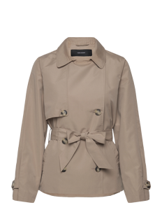 Vero Moda VMZOA TRENCHCOAT NOOS - Kåper - SILVER MINK / beige