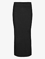 VMPUFF NW CALF PENCIL SKIRT BOO - BLACK