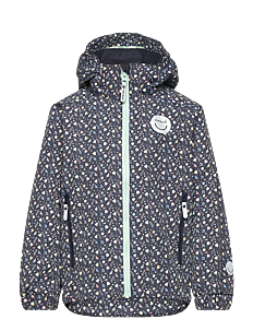 Viking Play Jacket Spring WP printed - Skall- og regnjakker - NAVY / navy