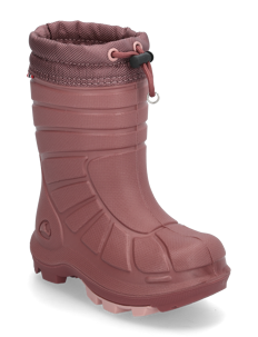 Viking Extreme Warm - Gummistøvler med linjer - PINK/DARK PINK / pink/rose