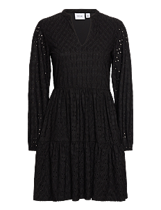 Vila VIKAWA L/S DRESS - NOOS - Korte kjoler - BLACK / black