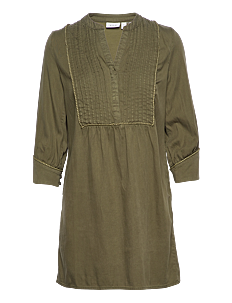 Vila VIMAKENNA 3/4 DRESS C9/SU/1 - Korte kjoler - IVY GREEN / khaki/green