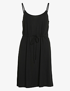 Vila VIMOONEY STRAP DRESS /1/KA - Korte kjoler - BLACK / black