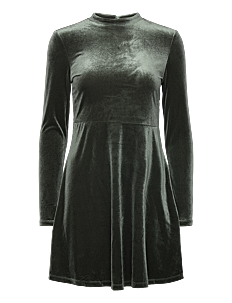 Vila VIOELLE HIGH NECK L/S DRESS/1N - Korte kjoler - DARKEST SPRUCE / green