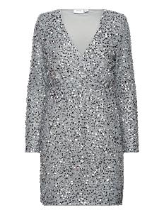 Vila VICAVA SEQUIN DRESS / 1 - Korte kjoler - SILVER / silver